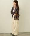 nAvy コットンネルチェックシャツ レディース商品サムネイル-29