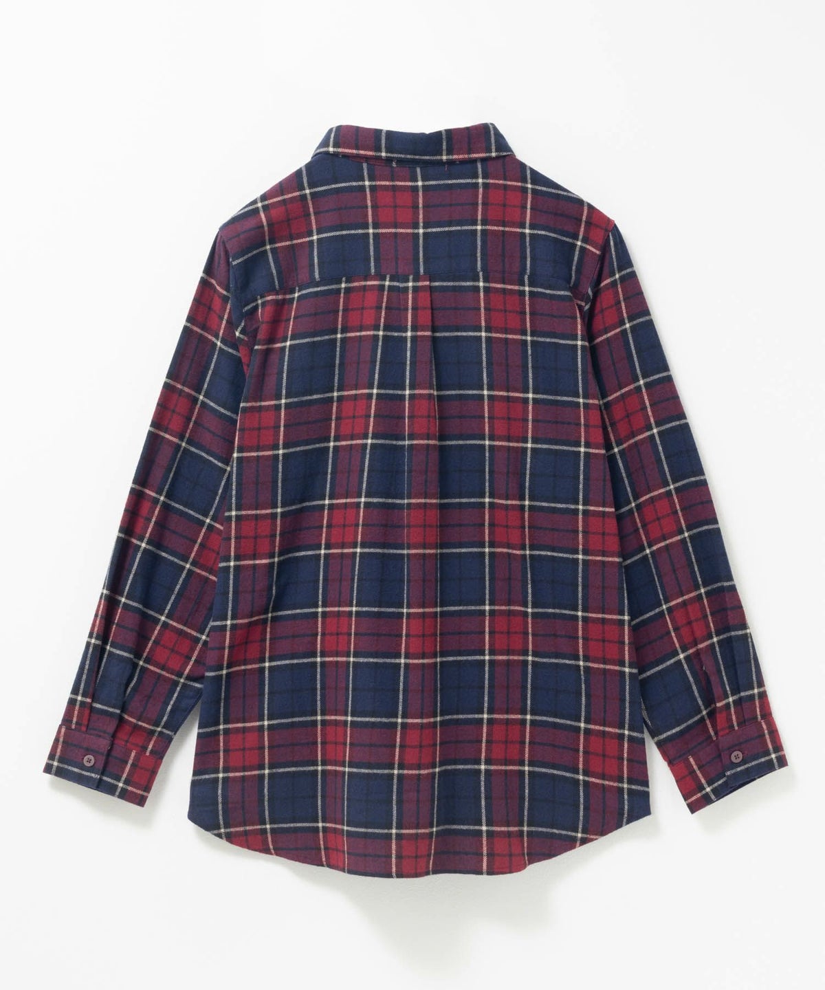 nAvy コットンネルチェックシャツ レディース