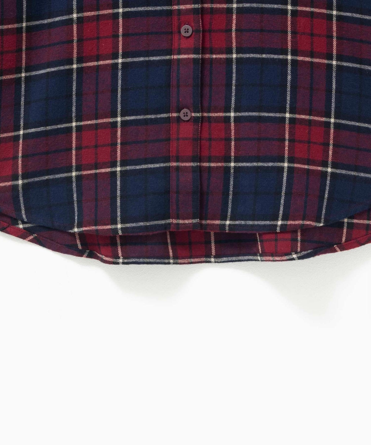 nAvy コットンネルチェックシャツ レディース