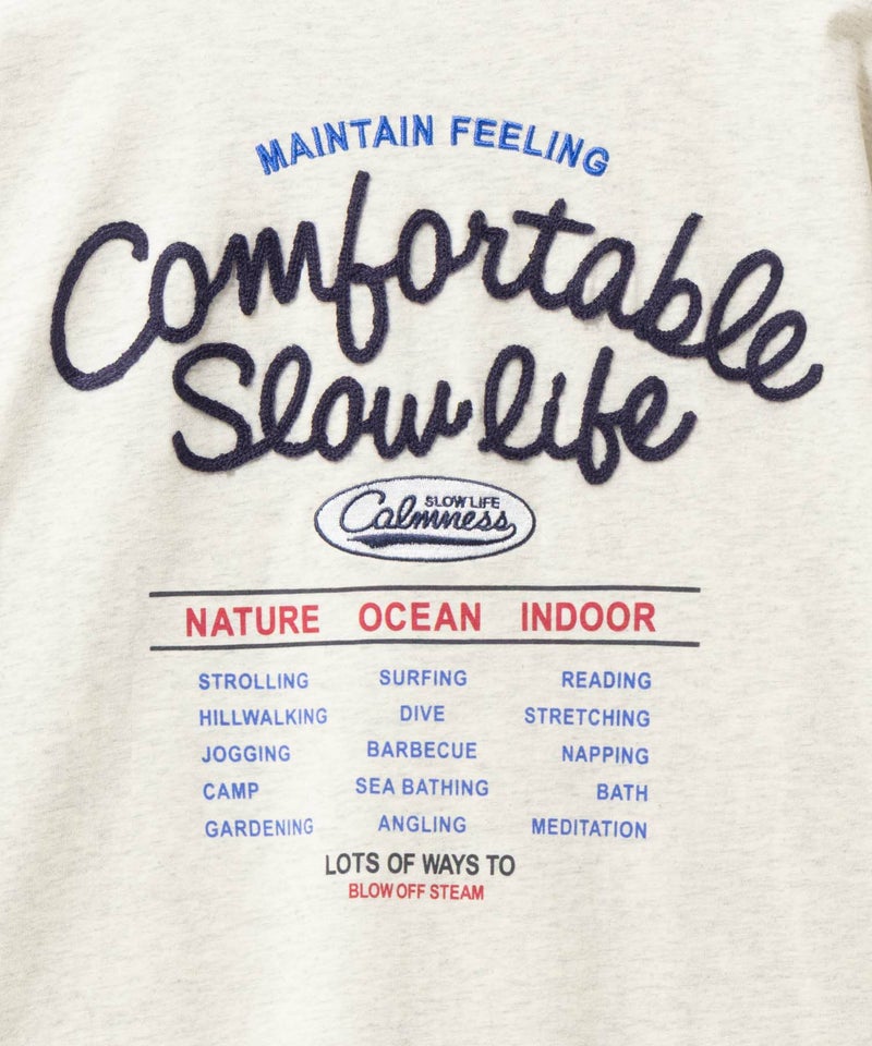 UNDERWRAPS 刺繍ラウンドビッグ7分袖Tシャツ レディース メール便 対応商品商品画像-8