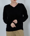 nAvy カシミヤタッチニット Vネック レディース商品サムネイル-1
