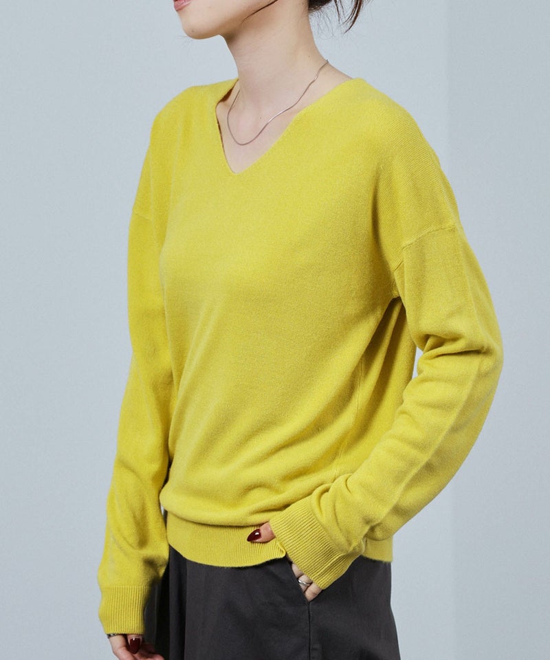 nAvy カシミヤタッチニット Vネック レディース商品画像-15