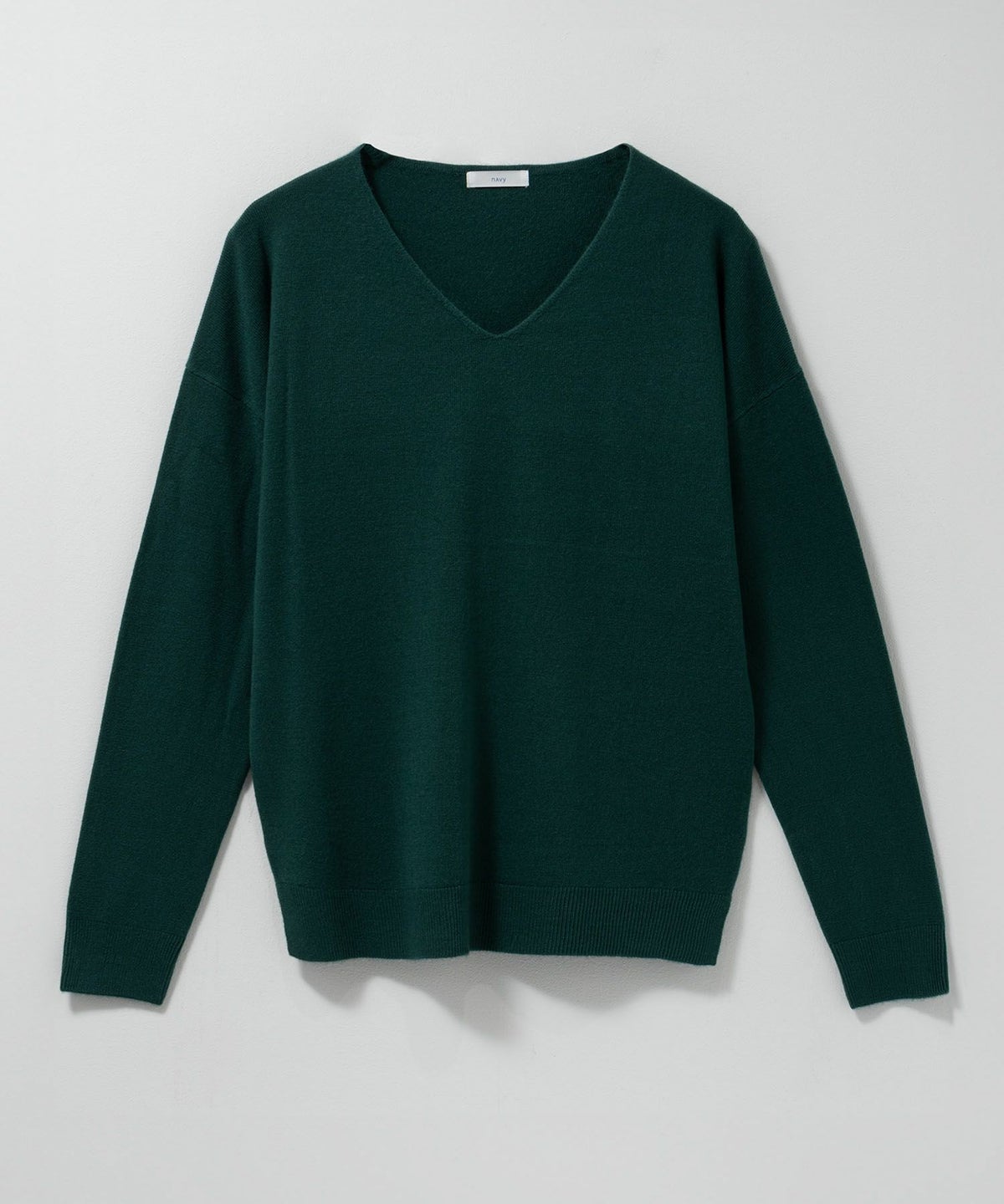 nAvy カシミヤタッチニット Vネック レディース