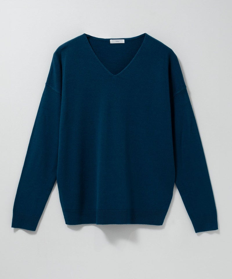 nAvy カシミヤタッチニット Vネック レディース商品画像-34