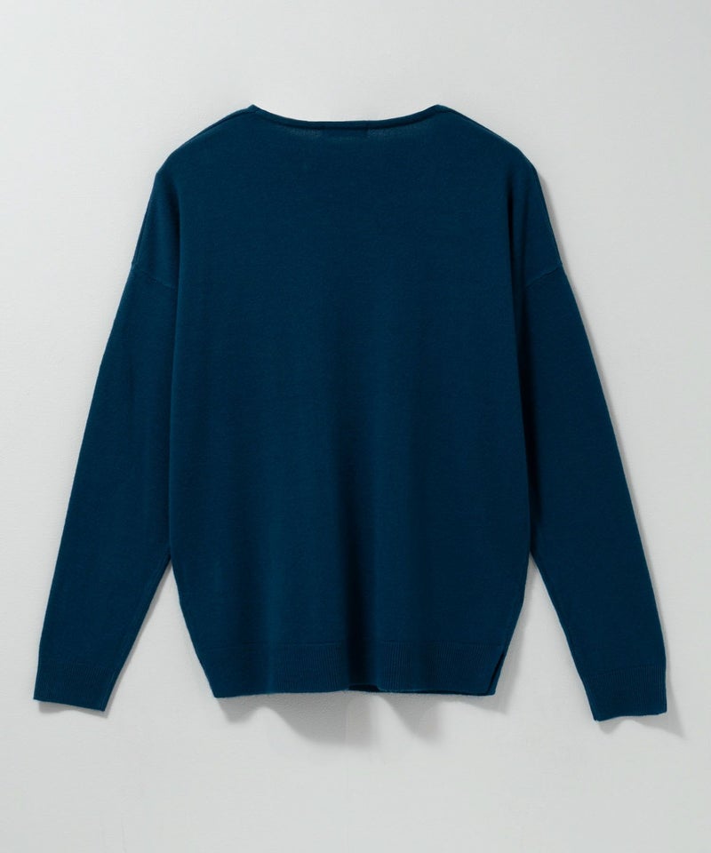 [期間限定knit]nAvy カシミヤタッチニット Vネック レディース商品画像-35