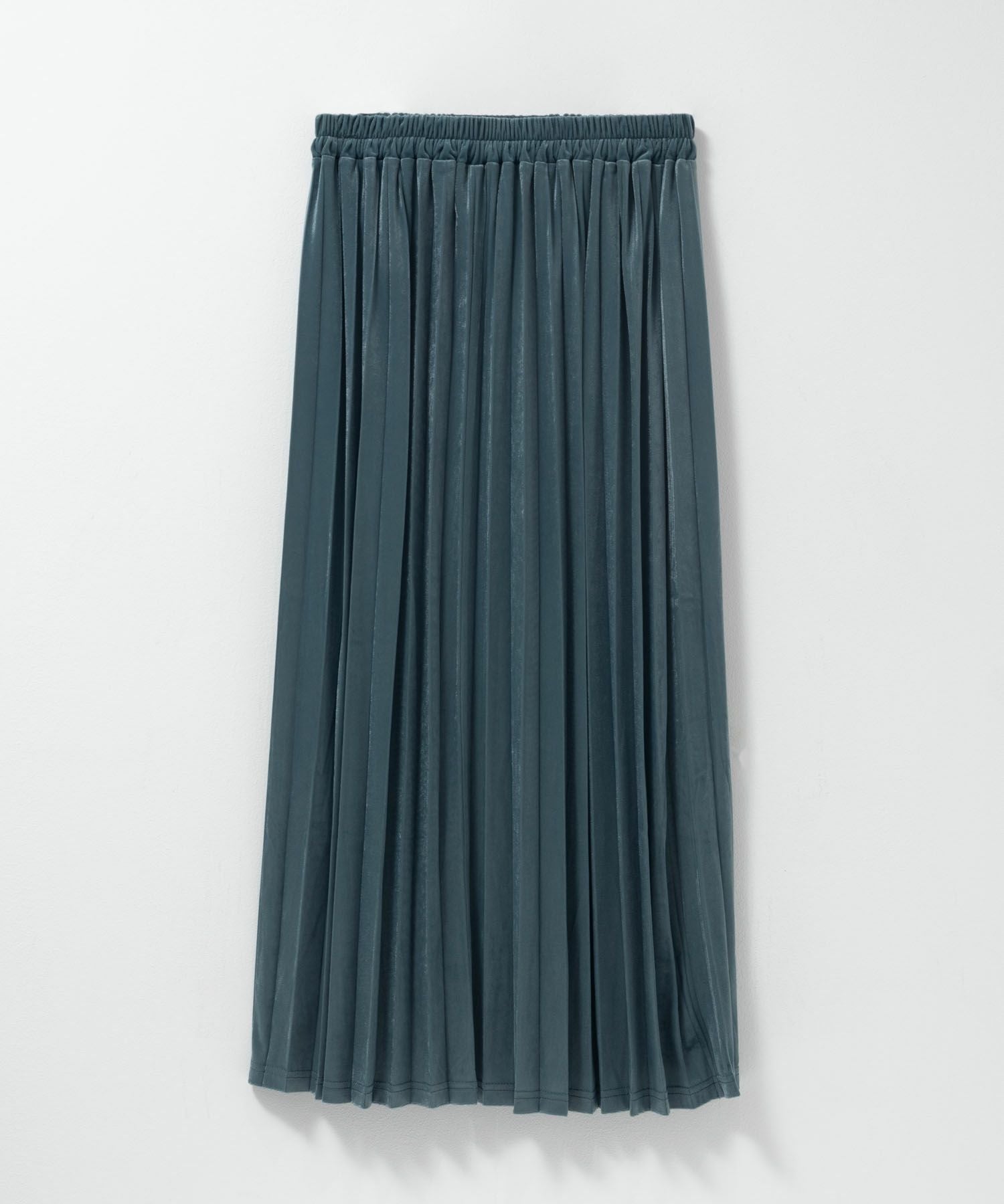 NAVY nAvy ベロアプリーツスカート レディース