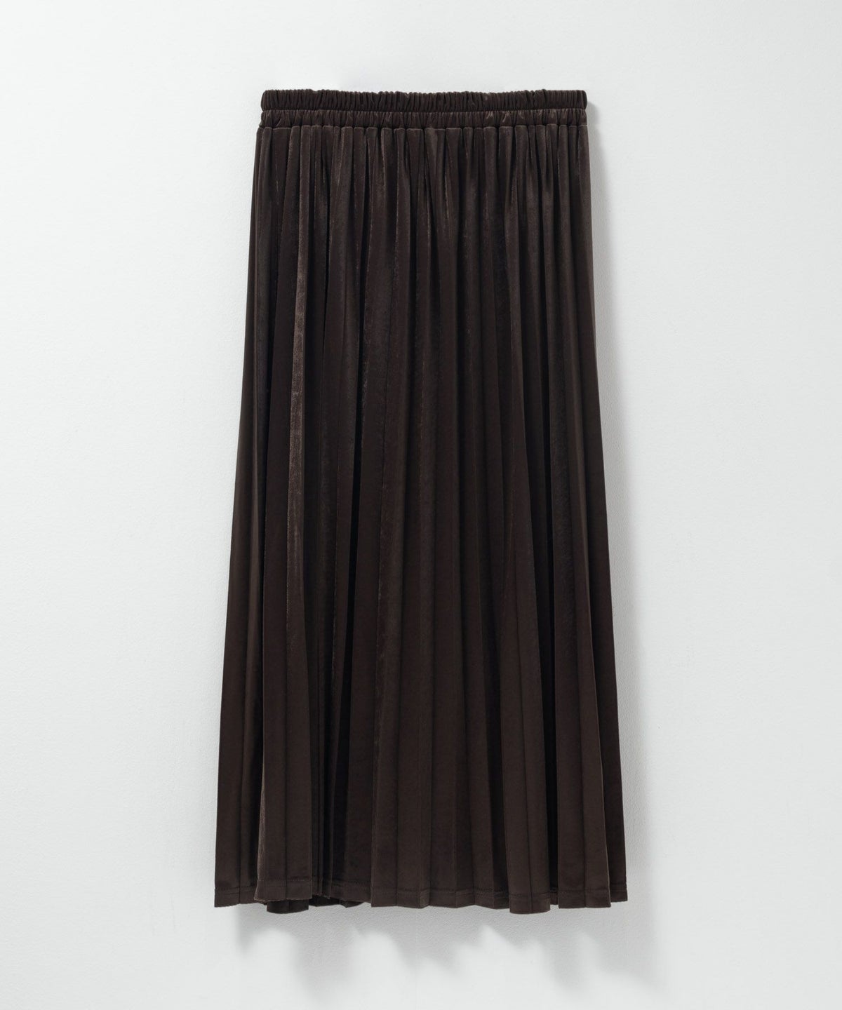 nAvy ベロアプリーツスカート レディース