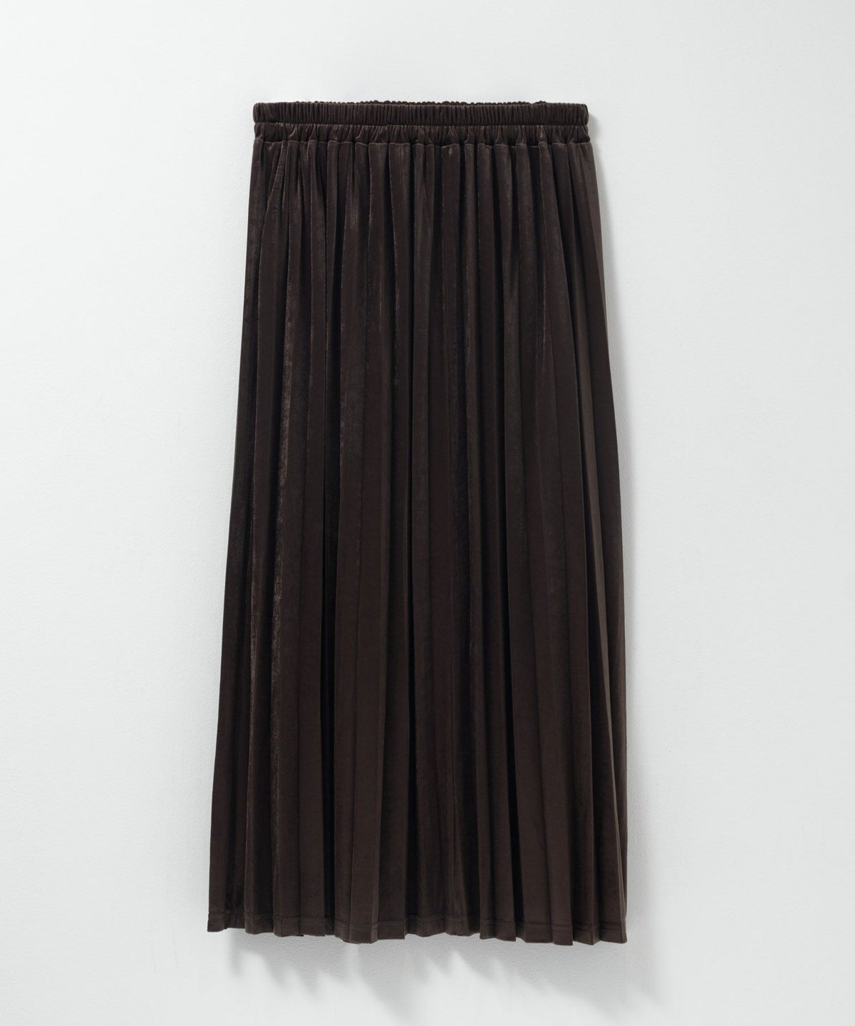 nAvy ベロアプリーツスカート レディース