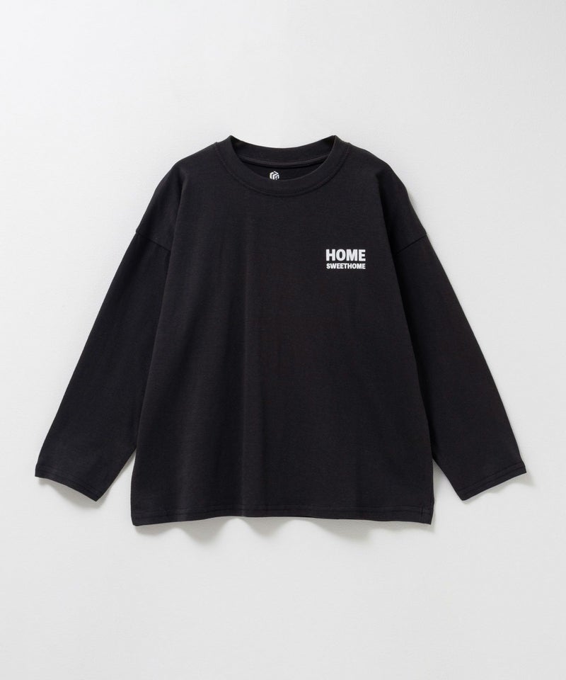 T-GRAPHICS  デカロゴ長袖Tシャツ キッズ メール便 対応商品商品画像-1