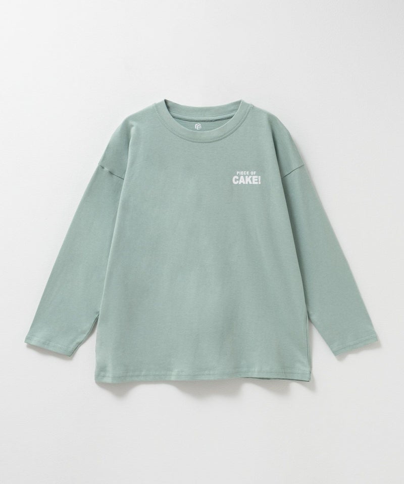 T-GRAPHICS デカロゴ長袖Tシャツ キッズ メール便 対応商品商品画像-3