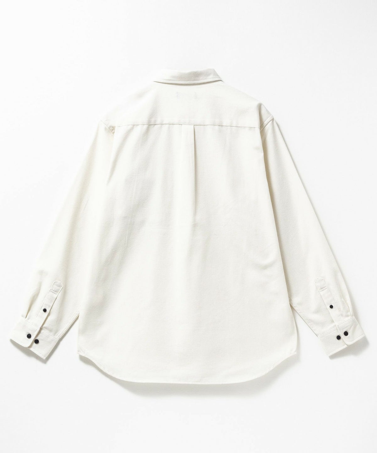 NAVY 無地フランネルシャツ メンズ