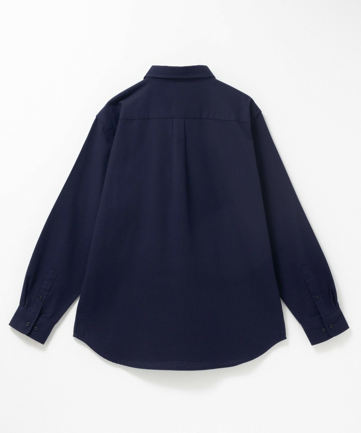 NAVY 無地フランネルシャツ メンズ
