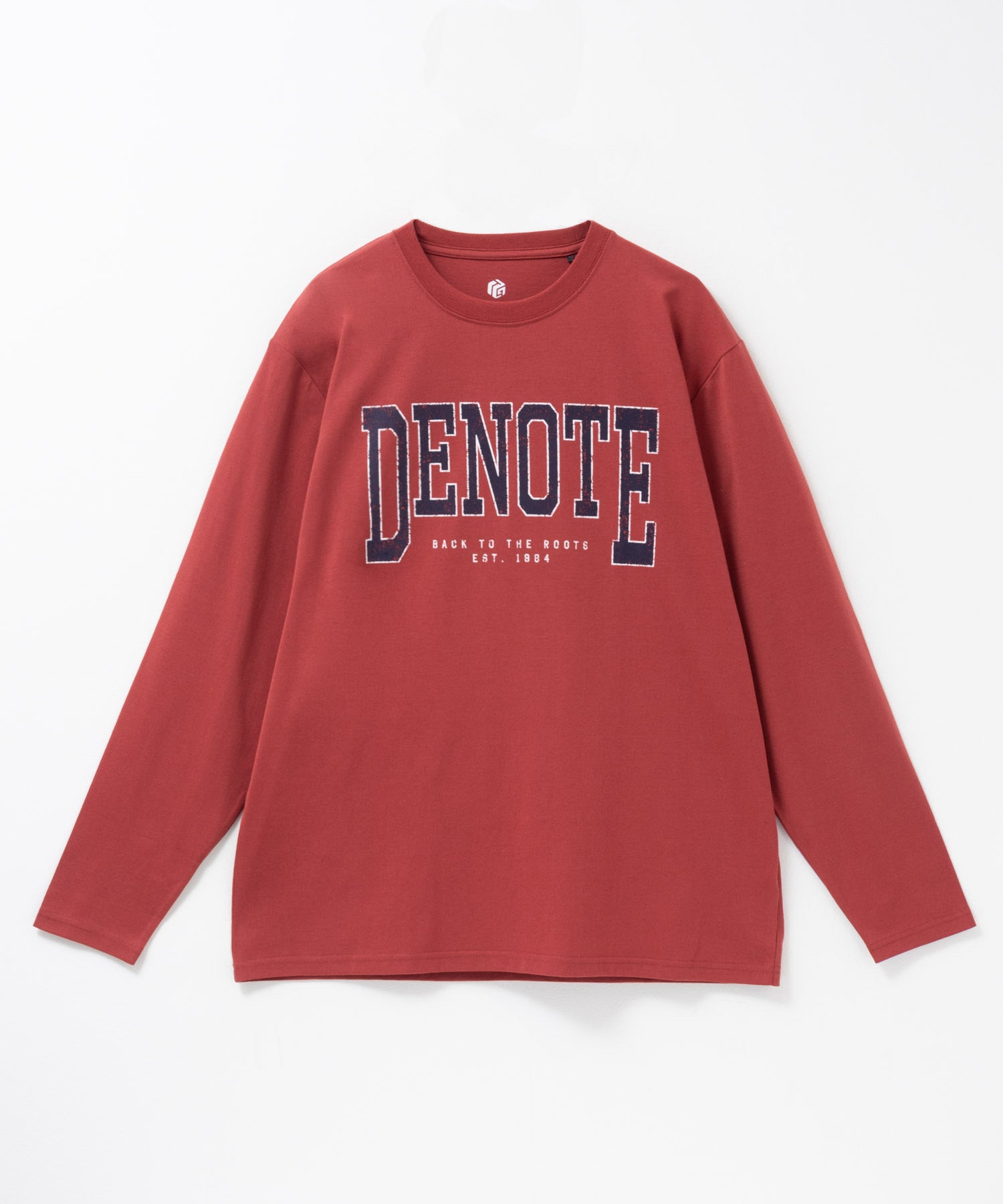 T-GRAPHICS ビッグロゴプリント長袖Tシャツ メンズ
