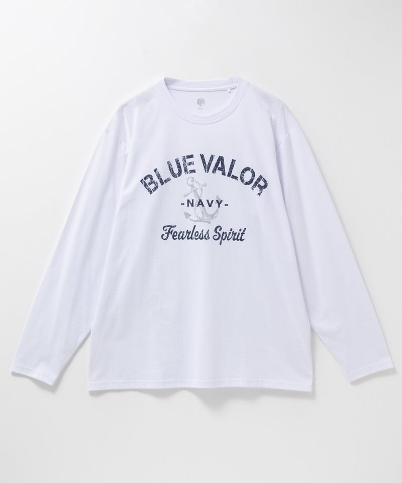 T-GRAPHICS ミリタリーロゴプリント長袖Tシャツ メンズ商品画像-6