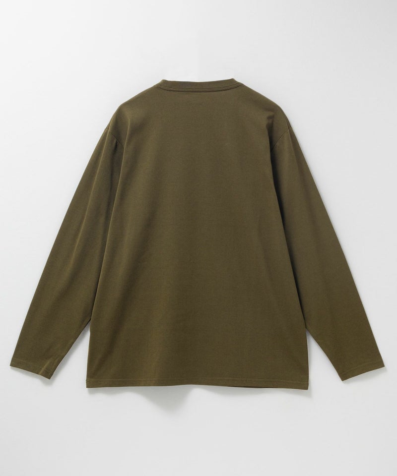 T-GRAPHICS ミリタリーロゴプリント長袖Tシャツ メンズ商品画像-6
