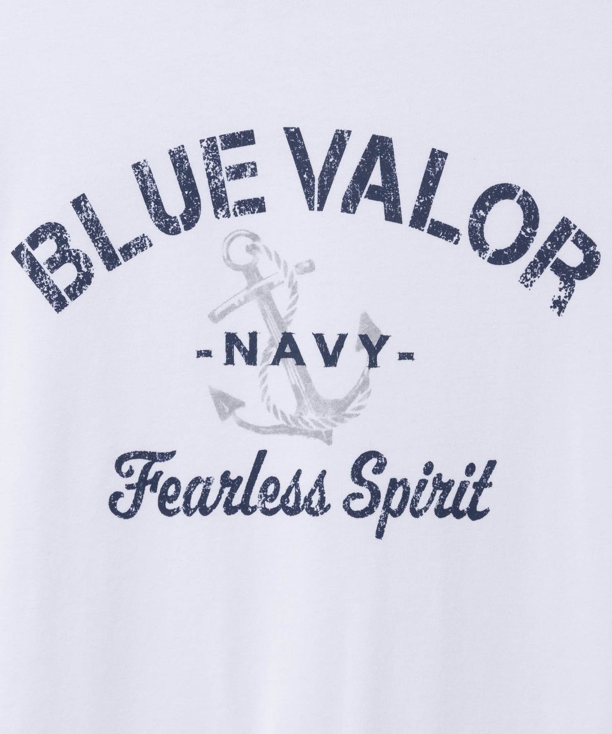 T-GRAPHICS ミリタリーロゴプリント長袖Tシャツ メンズ