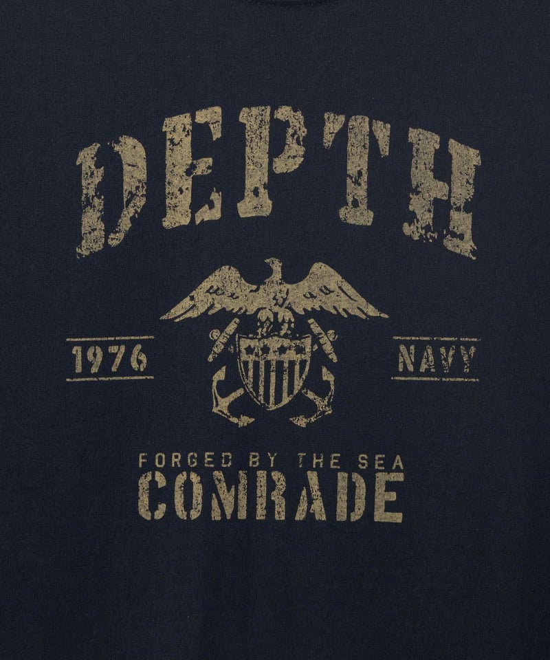 T-GRAPHICS ミリタリーロゴプリント長袖Tシャツ メンズ商品画像-12