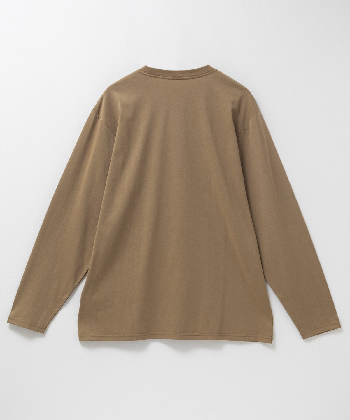 T-GRAPHICS ミリタリーロゴプリント長袖Tシャツ メンズ