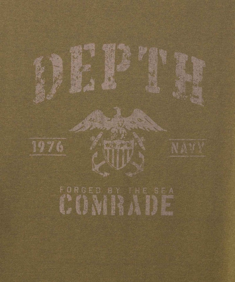 T-GRAPHICS ミリタリーロゴプリント長袖Tシャツ メンズ商品画像-17