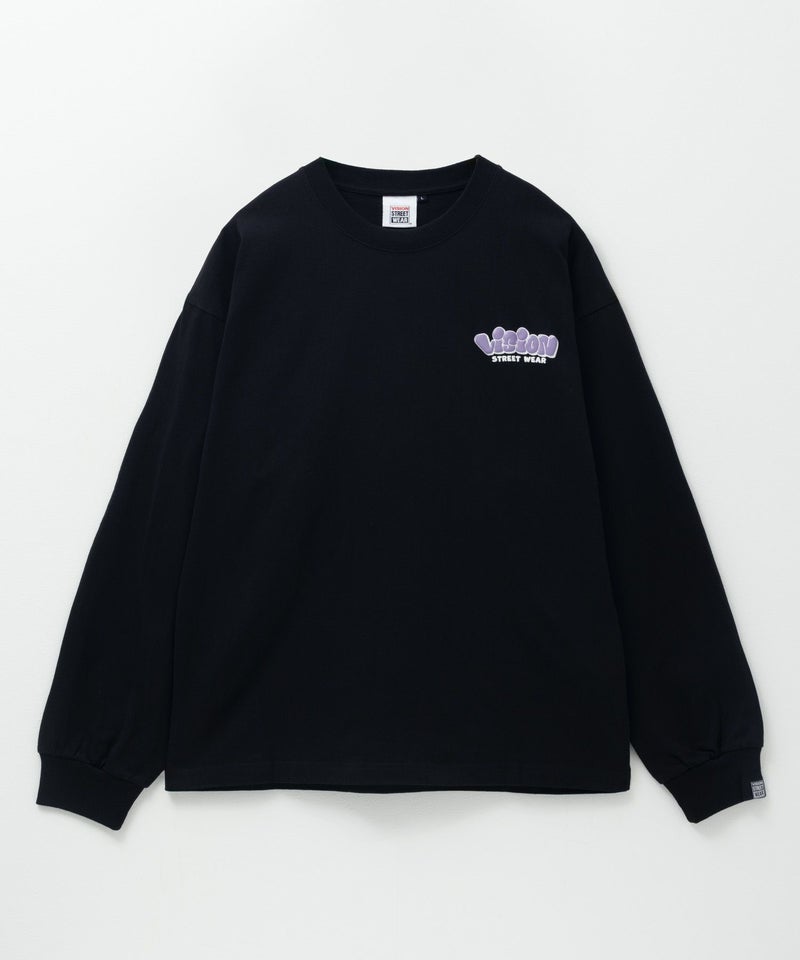 VISION STREET WEAR  ゴースト発泡プリント長袖Tシャツ メンズ商品画像-4