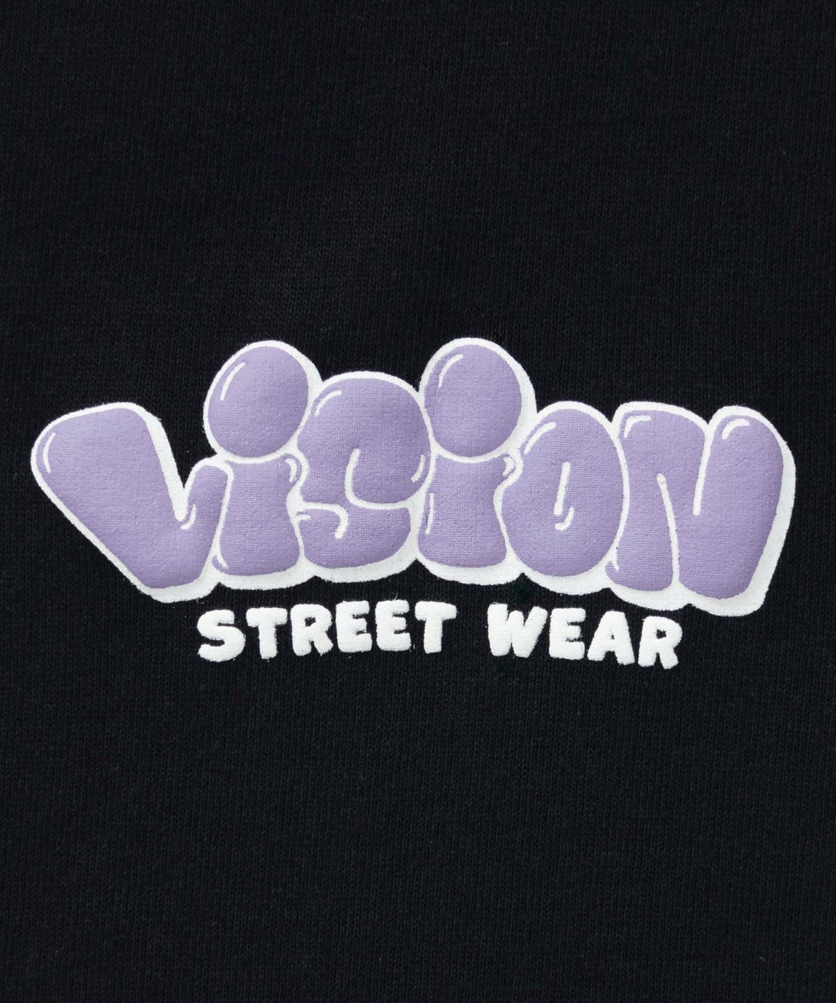VISION STREET WEAR ゴースト発泡プリント長袖Tシャツ メンズ