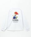 VISION STREET WEAR ベアーロゴプリント長袖Tシャツ メンズ
