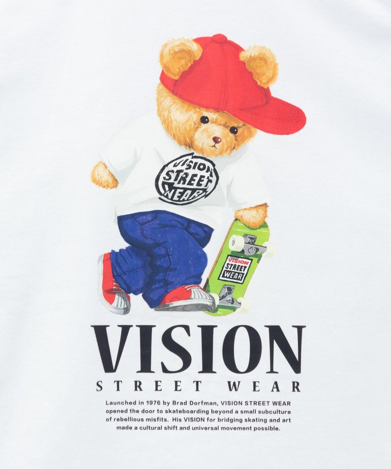 VISION STREET WEAR ベアーロゴプリント長袖Tシャツ メンズ商品画像-8