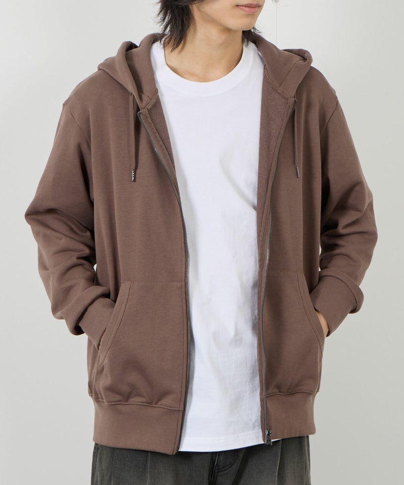 NAVY タフラク ヘビー裏毛ジップパーカー メンズ商品画像-6