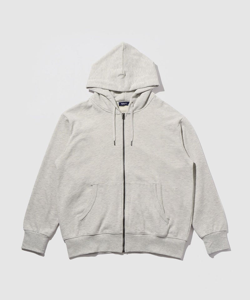 NAVY  タフラク ヘビー裏毛ジップパーカー メンズ商品画像-22