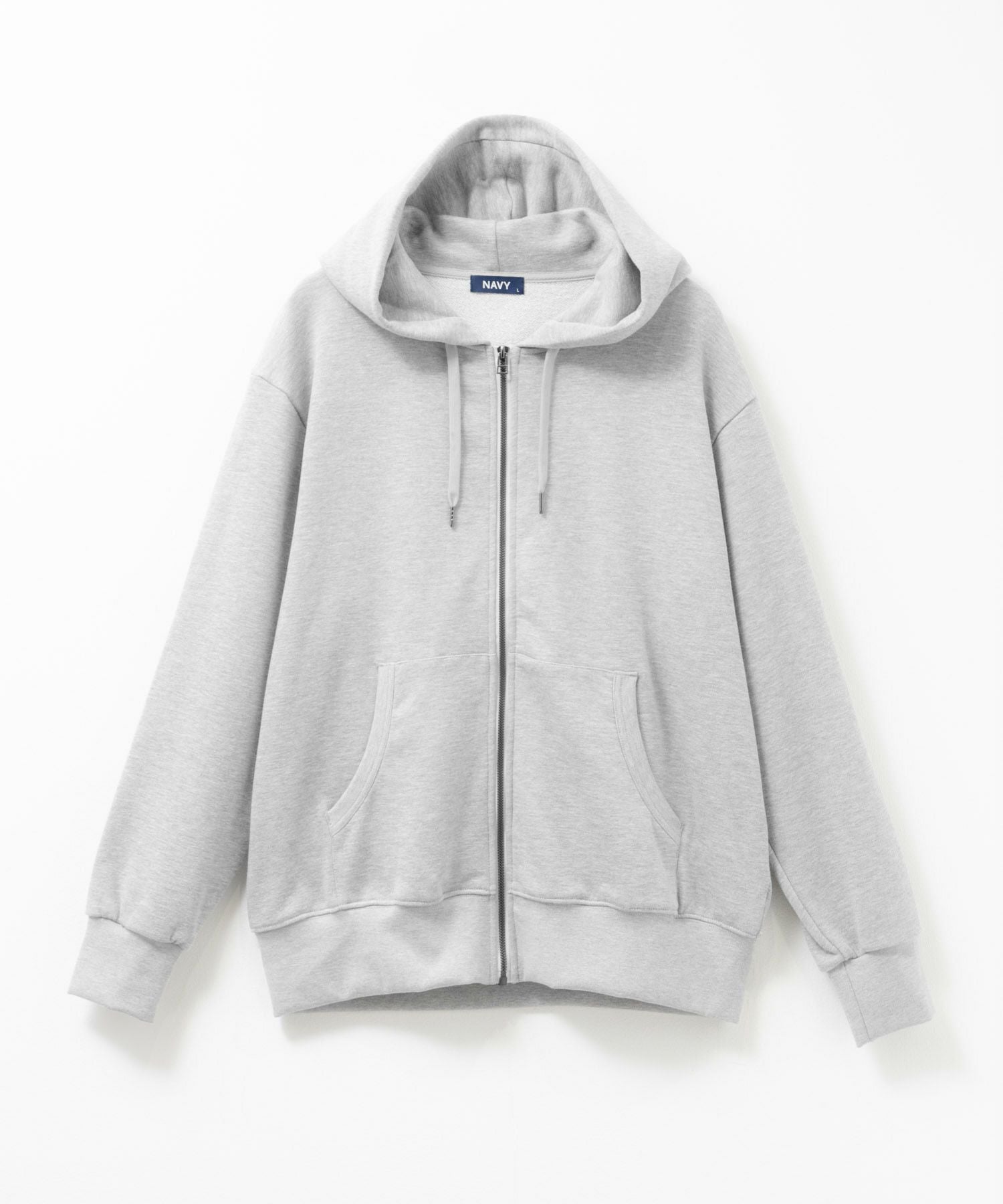 NAVY タフラク ヘビー裏毛ジップパーカー メンズ