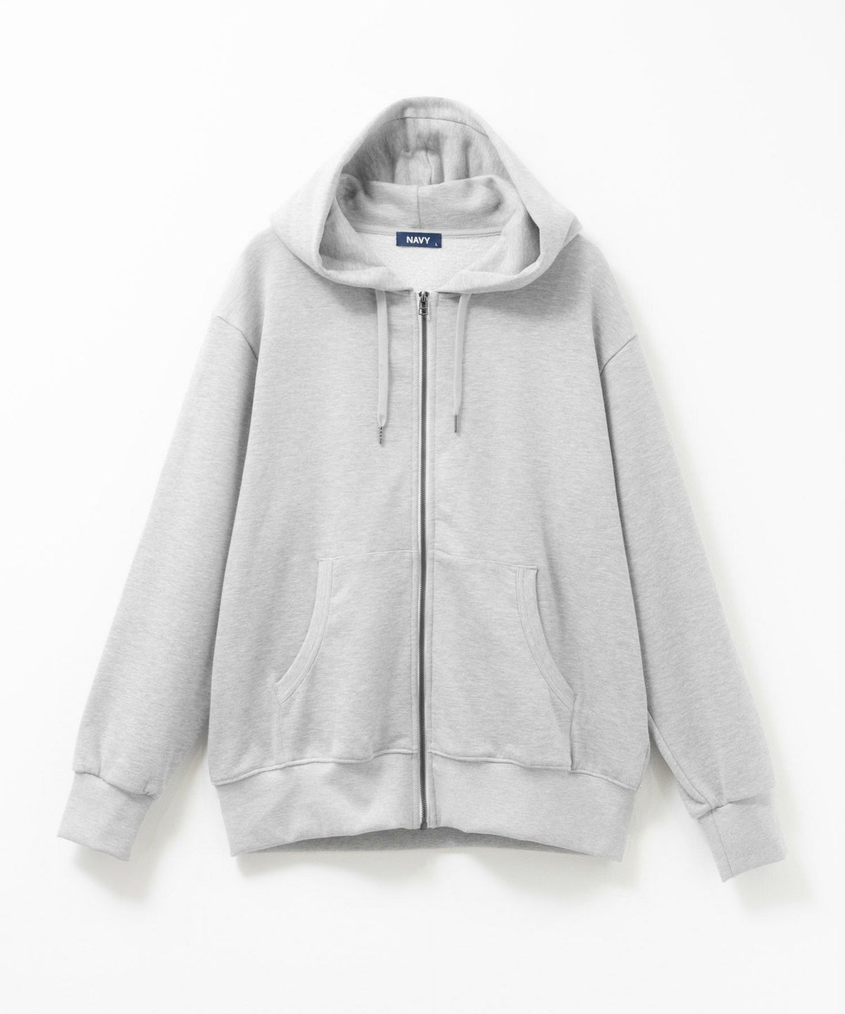 NAVY タフラク ヘビー裏毛ジップパーカー メンズ