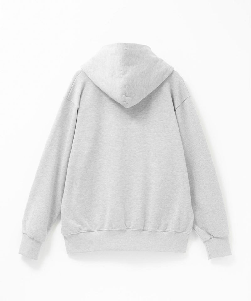 NAVY  タフラク ヘビー裏毛ジップパーカー メンズ商品画像-25