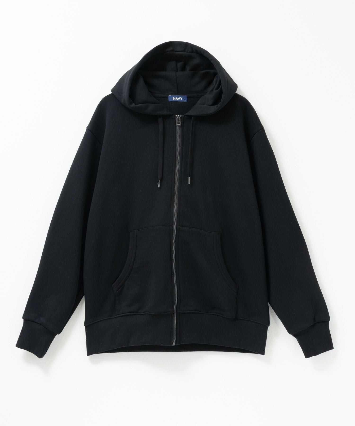 NAVY タフラク ヘビー裏毛ジップパーカー メンズ