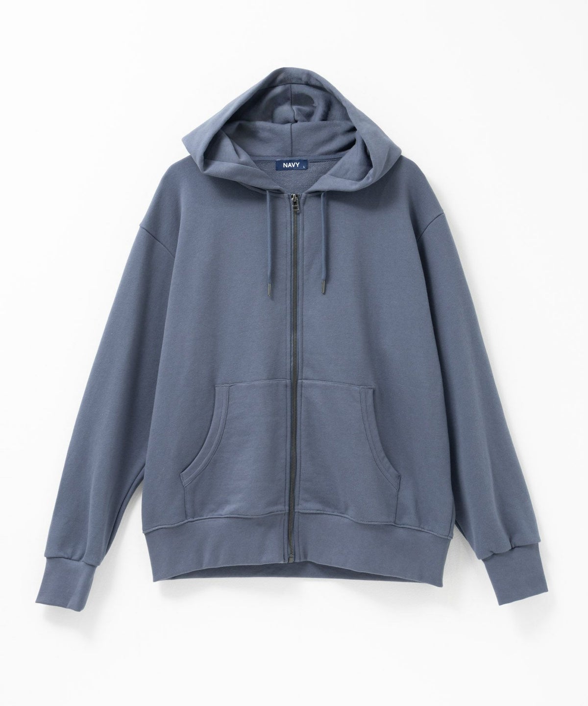 NAVY タフラク ヘビー裏毛ジップパーカー メンズ