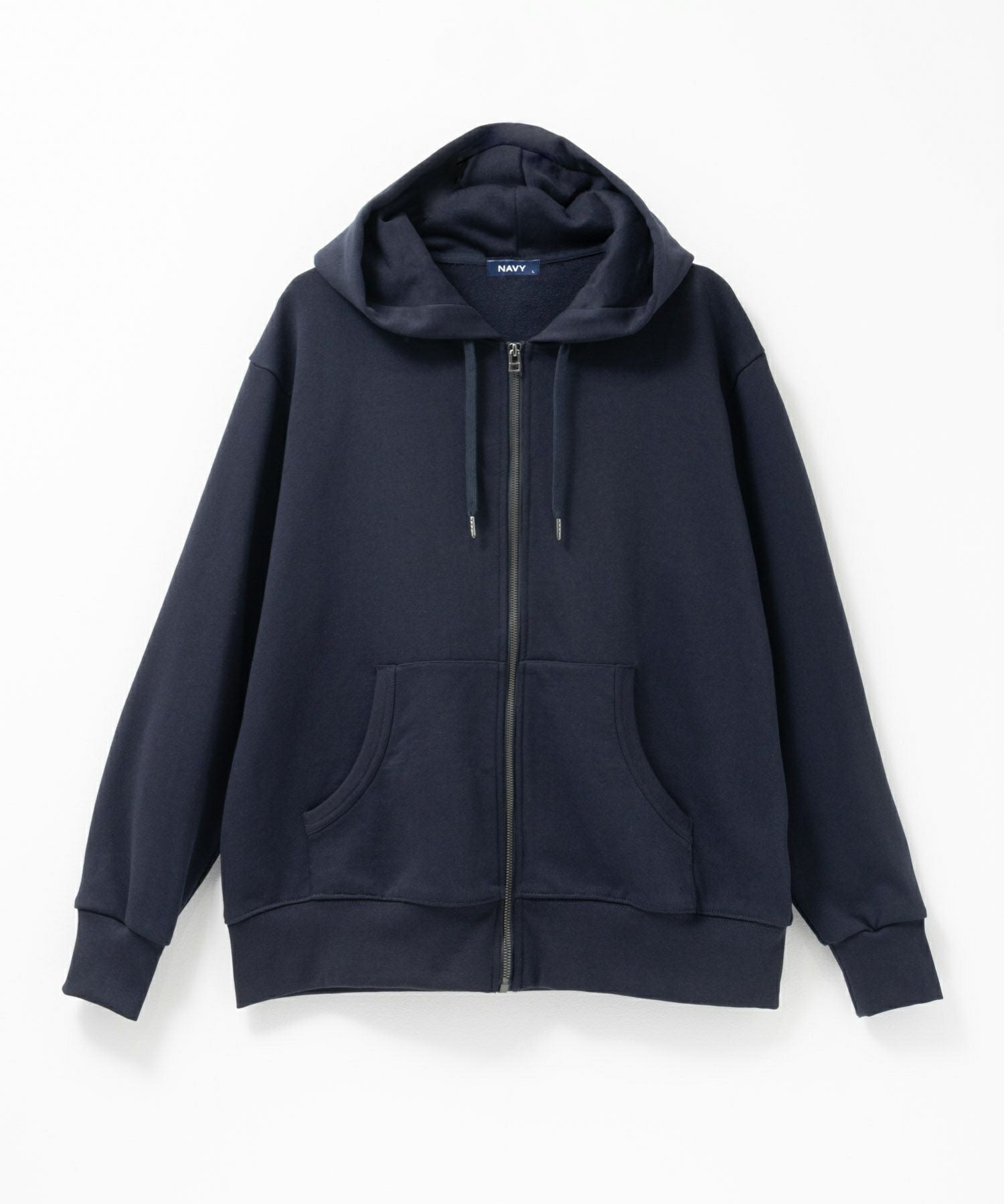 NAVY タフラク ヘビー裏毛ジップパーカー メンズ