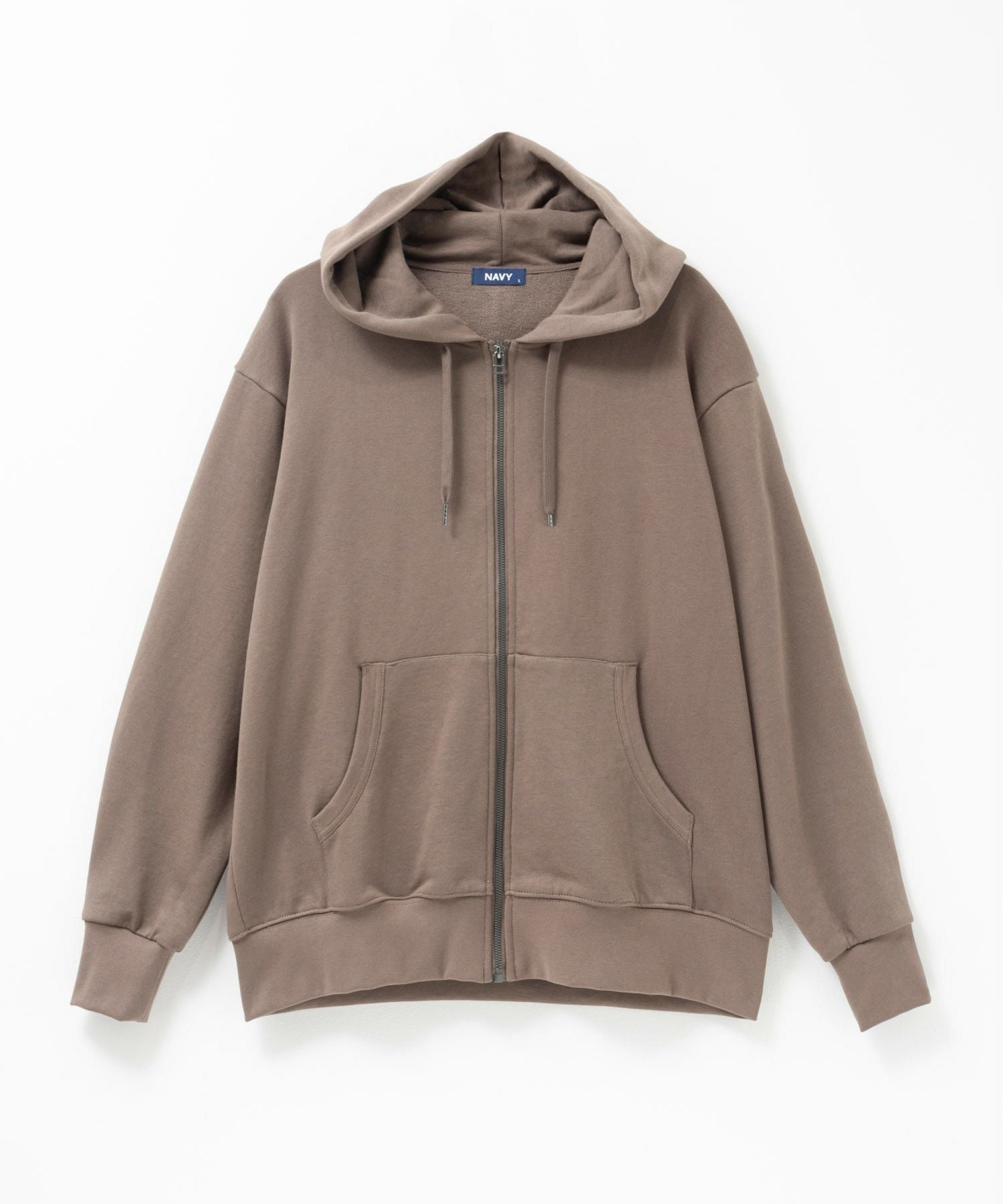 NAVY タフラク ヘビー裏毛ジップパーカー メンズ