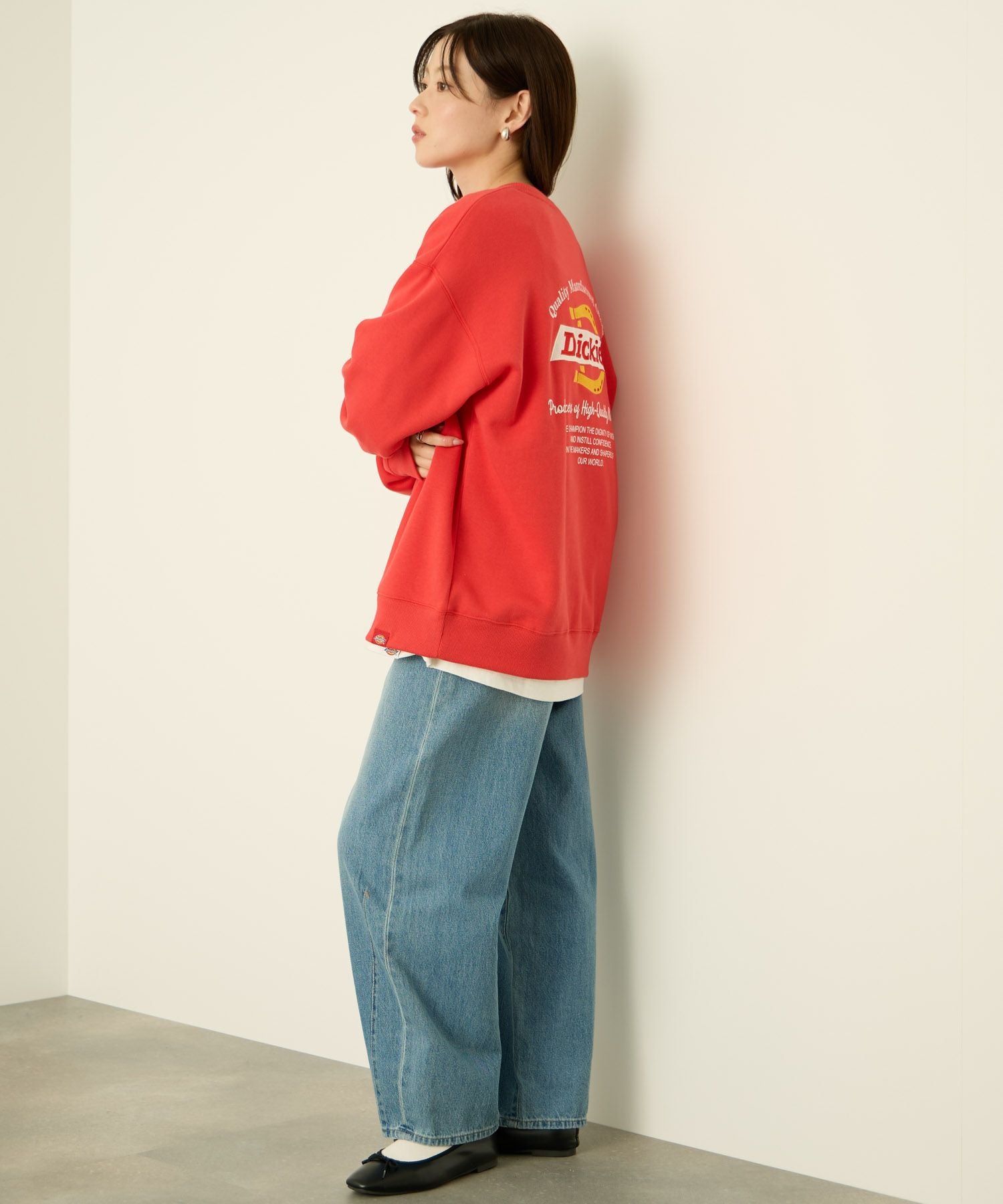 Dickies 裏起毛刺繍トレーナー メンズ