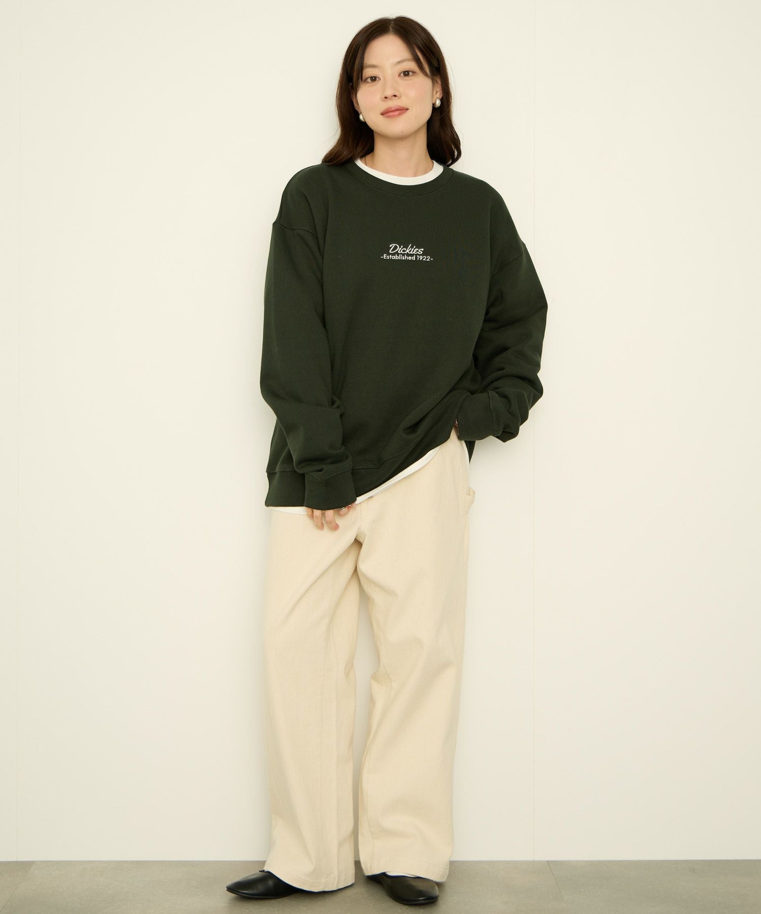 Dickies 裏起毛刺繍トレーナー メンズ
