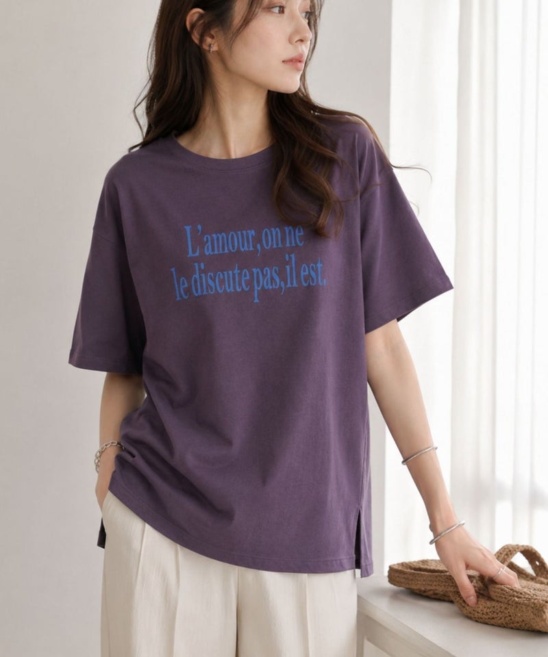 Idnes ロゴプリントTシャツ レディース メール便 対応商品商品画像-1