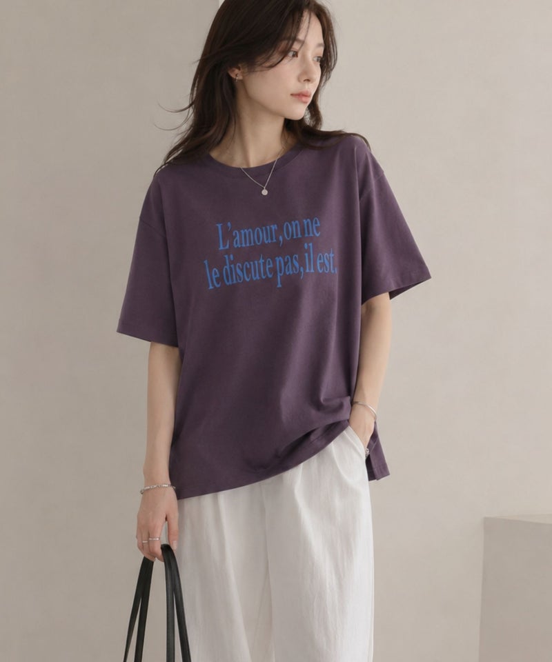 Idnes ロゴプリントTシャツ レディース メール便 対応商品商品画像-4