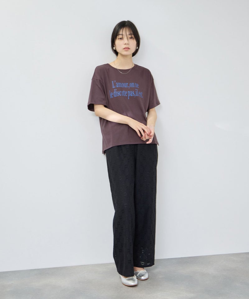 Idnes ロゴプリントTシャツ レディース メール便 対応商品商品画像-10