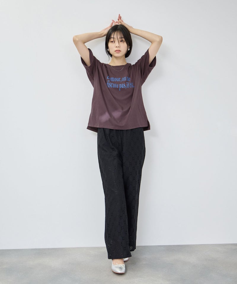 Idnes ロゴプリントTシャツ レディース メール便 対応商品商品画像-11