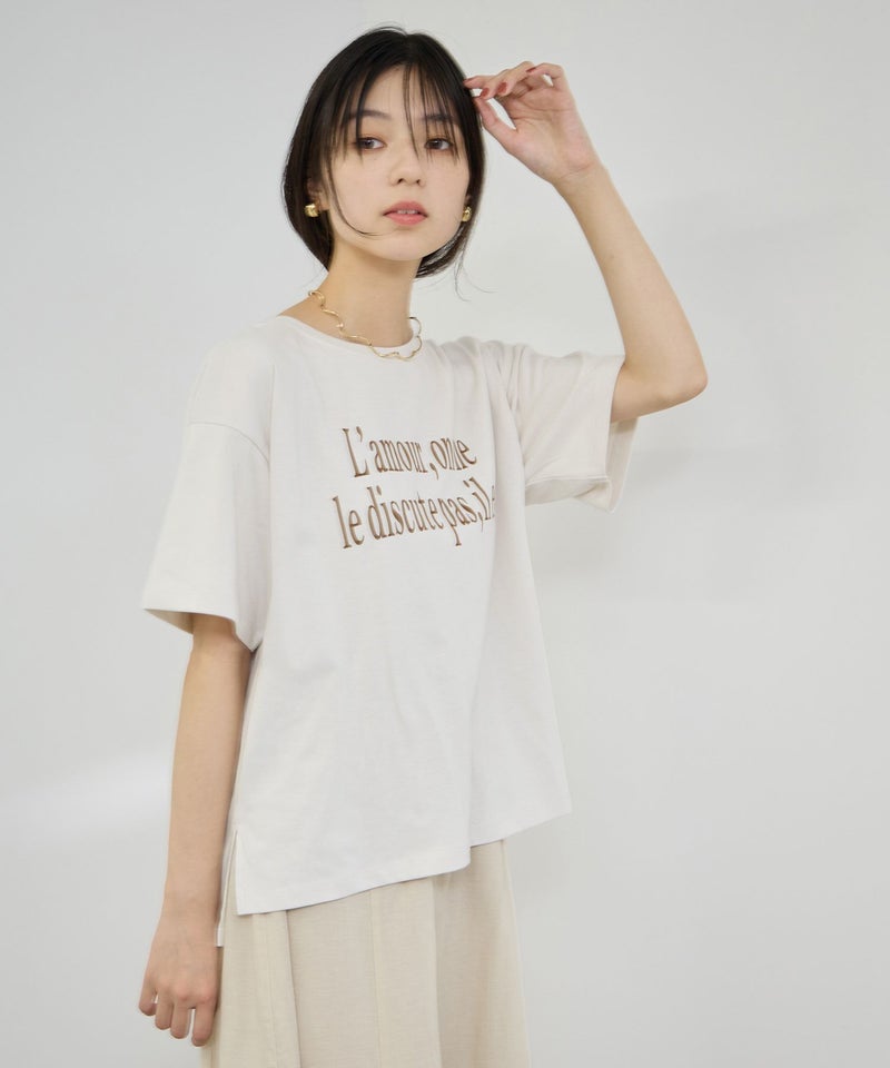 Idnes ロゴプリントTシャツ レディース メール便 対応商品商品画像-13