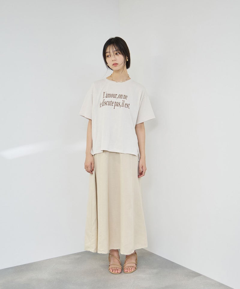 Idnes ロゴプリントTシャツ レディース メール便 対応商品商品画像-14