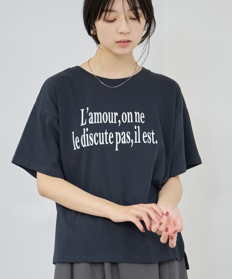 Idnes ロゴプリントTシャツ レディース メール便 対応商品商品画像-16