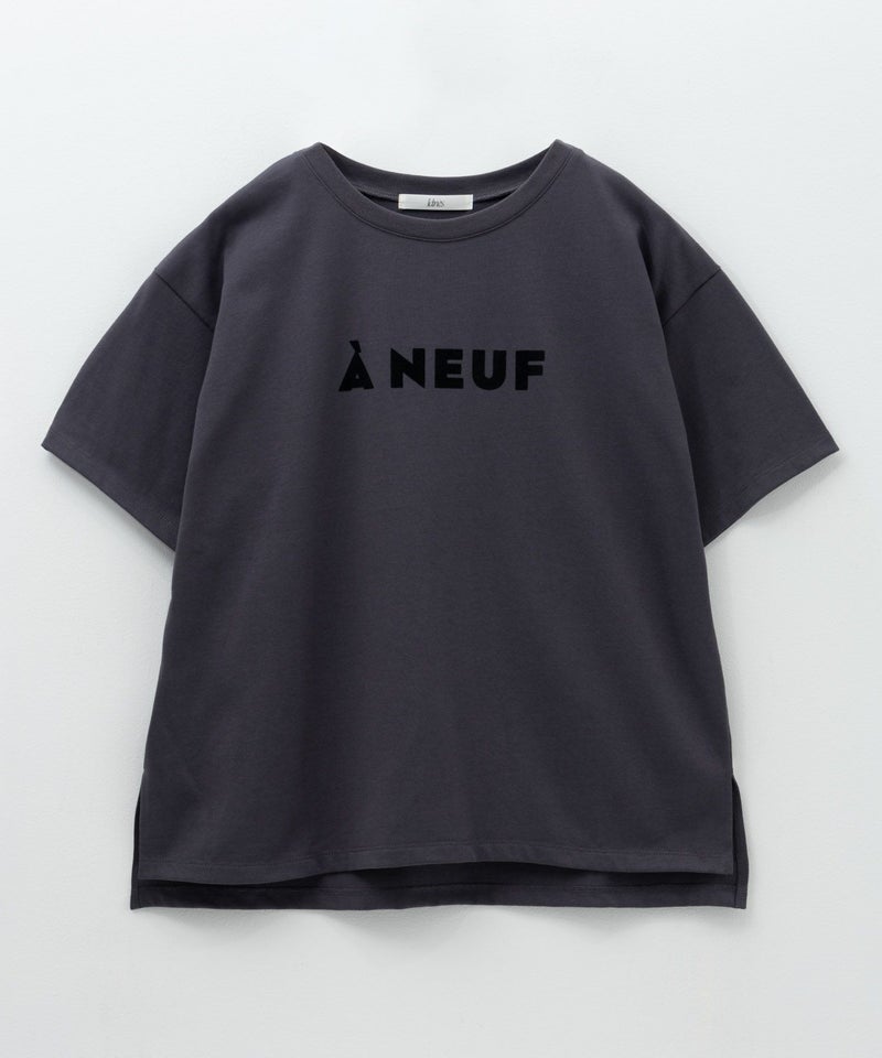 Idnes フロッキープリントTシャツ レディース メール便 対応商品商品画像-3