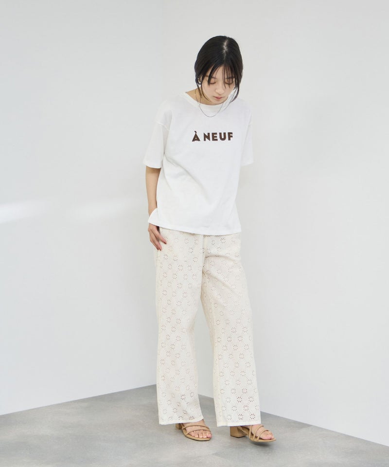 Idnes フロッキープリントTシャツ レディース メール便 対応商品商品画像-10