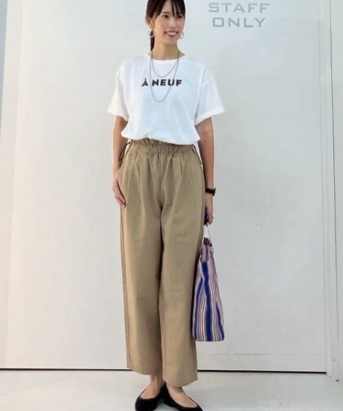 Idnes フロッキープリントTシャツ レディース メール便 対応商品商品画像-10