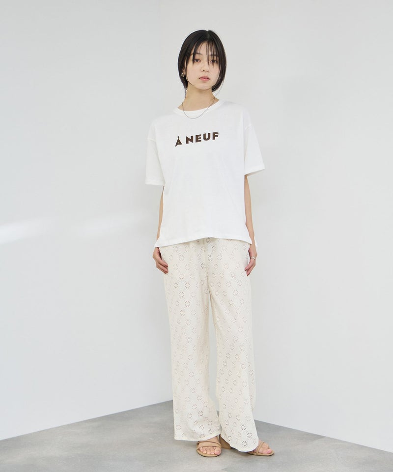 Idnes フロッキープリントTシャツ レディース メール便 対応商品商品画像-11