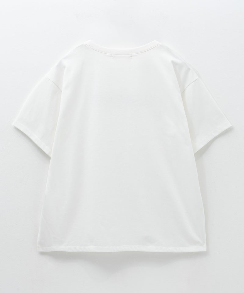 Idnes フロッキープリントTシャツ レディース メール便 対応商品商品画像-14